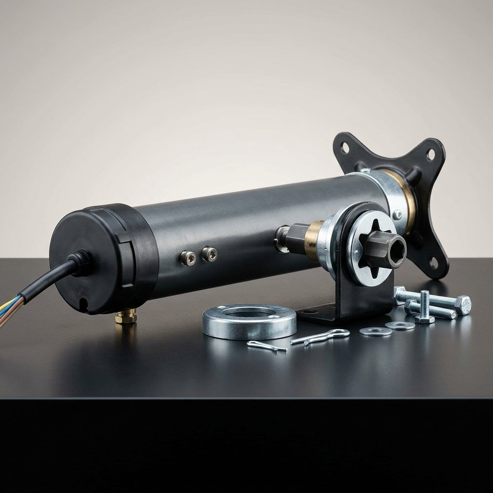 Tubular motor 80 Nm with bracket kit